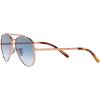 imageRayBan RB3625 New Aviator SunglassesRose GoldClear Gradient Blue