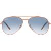 imageRayBan RB3625 New Aviator SunglassesRose GoldClear Gradient Blue