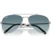 imageRayBan RB3625 New Aviator SunglassesSilverBlue Gradient Grey
