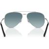 imageRayBan RB3625 New Aviator SunglassesSilverBlue Gradient Grey