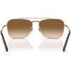 imageRayBan RB3636 New Caravan Square SunglassesGoldClear Gradient Brown