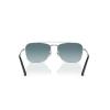 imageRayBan RB3636 New Caravan Square SunglassesSilverBlue Gradient Grey