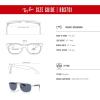 imageRayBan RB3701 Rectangle Sunglasses for Men  BUNDLE With Designer iWear Eyewear KitSilver  Dark Grey