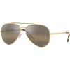 imageRayBan RB3625 New Aviator SunglassesLegend GoldPolarized Clear Gradient Dark Brown