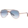 imageRayBan RB3625 New Aviator SunglassesRose GoldClear Gradient Blue