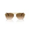 imageRayBan RB3636 New Caravan Square SunglassesGoldClear Gradient Brown