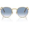 imageRayBan RB3637 New Round SunglassesGoldClear Gradient Blue