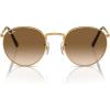 imageRayBan RB3637 New Round SunglassesGoldClear Gradient Brown