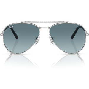 imageRayBan RB3625 New Aviator SunglassesSilverBlue Gradient Grey