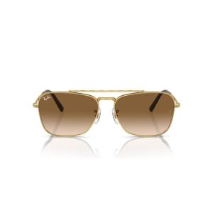 imageRayBan RB3636 New Caravan Square SunglassesGoldClear Gradient Brown