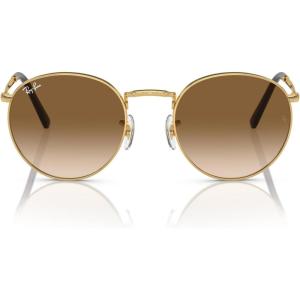imageRayBan RB3637 New Round SunglassesGoldClear Gradient Brown