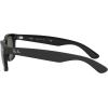 imageRayBan RB2132 New Wayfarer SquareRubber Black on BlackG15 Green