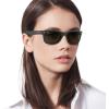imageRayBan RB2132 New Wayfarer SquareRubber Black on BlackG15 Green