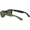 imageRayBan RB2132 New Wayfarer SquareRubber Military Green on Black Green