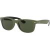 imageRayBan RB2132 New Wayfarer SquareRubber Military Green on Black Green