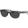 imageRayBan RB2132 New Wayfarer SquareStriped Grey HavanaDark Grey