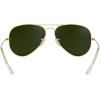 imageRayBan RB3025 Classic Aviator SunglassesMatte GoldGrey Mirror Blue
