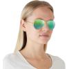imageRayBan RB3025 Classic Aviator SunglassesMatte GoldGrey Mirror Green