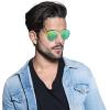 imageRayBan RB3025 Classic Aviator SunglassesMatte GoldGrey Mirror Green