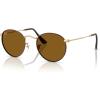 imageRayBan Rb3447 Round Metal SunglassesMatte Havana on Matte GoldBrown