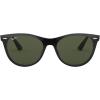 imageRayBan Wayfarers Square SunglassesBlackG15 Green