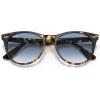 imageRayBan Wayfarers Square SunglassesYellow HavanaClear Gradient Blue