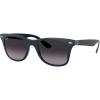 imageRayBan Rb4195 Wayfarer Liteforce Square SunglassesMatte BlueLight Grey Gradient Dark Grey