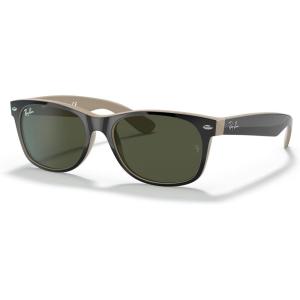 imageRayBan RB2132 New Wayfarer SquareBlack on BeigeG15 Green