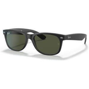 imageRayBan RB2132 New Wayfarer SquareRubber BlackG15 Green
