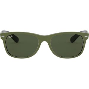 imageRayBan RB2132 New Wayfarer SquareRubber Military Green on Black Green