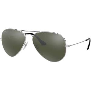 imageRayBan RB3025 Classic Aviator SunglassesSilverGrey Mirror