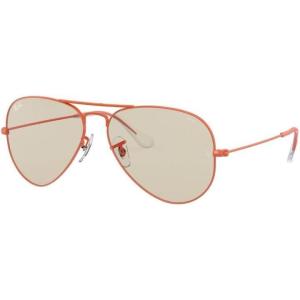 imageRayBan RB3025 Classic Evolve Photochromic Aviator SunglassesRedPhotochromic BrownGrey