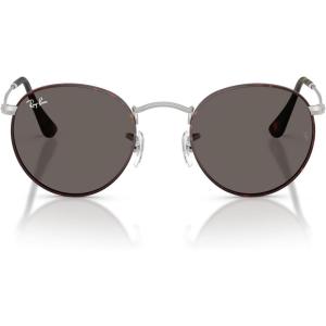 imageRayBan Rb3447 Round Metal SunglassesMatte Havana on Matte SilverDark Grey