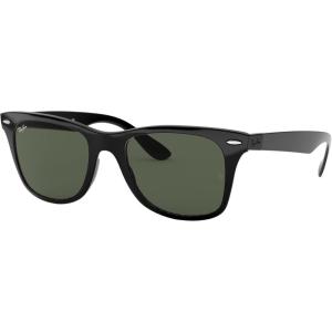 imageRayBan Rb4195 Wayfarer Liteforce Square SunglassesBlackDark Green