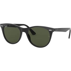 imageRayBan Wayfarers Square SunglassesBlackG15 Green