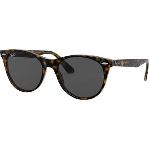imageRayBan Wayfarers Square SunglassesHavana on Transparent BrownDark Grey