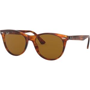imageRayBan Wayfarers Square SunglassesStriped HavanaB15 Brown