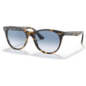 imageRayBan Wayfarers Square SunglassesYellow HavanaClear Gradient Blue