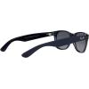 imageRayBan RB2132 New Wayfarer Gradient Square SunglassesMatte Blue on Transparent BluePolarized Blue Gradient