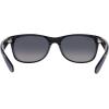 imageRayBan RB2132 New Wayfarer Gradient Square SunglassesMatte Blue on Transparent BluePolarized Blue Gradient