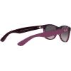imageRayBan RB2132 New Wayfarer Gradient Square SunglassesMatte Violet on Transparent VioletGrey Gradient Polarized