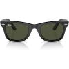 imageRayBan Rb2140 Original Wayfarer Square SunglassesBlackGreen Classic
