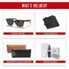 imageRayBan Rb2140 Original Wayfarer Square SunglassesHavana on Transparent BrownDark Grey