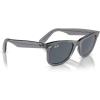 imageRayBan Rb2140 Original Wayfarer Square SunglassesTransparent GreyBlue