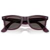 imageRayBan Rb2140 Original Wayfarer Square SunglassesViolet on Transparent PinkDark Grey