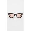 imageRayBan Rb2140f Original Wayfarer Low Bridge Fit Square SunglassesBlackPink