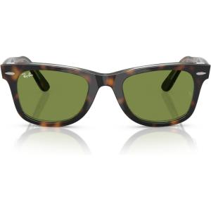 imageRayBan Rb2140 Original Wayfarer Square SunglassesDark Havana on MulticolorGreen