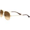 imageRayBan RB3362 Cockpit Aviator SunglassesGoldClear Gradient Brown