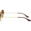 imageRayBan RB3362 Cockpit Aviator SunglassesGoldClear Gradient Brown