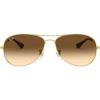 imageRayBan RB3362 Cockpit Aviator SunglassesGoldClear Gradient Brown